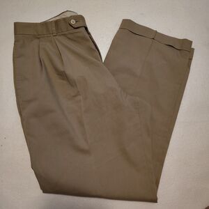 Haspel Perfect Poplin Khaki Pants Size 36